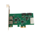 PCI-E to 2Port USB3.0 2Port SATA3.0 HUB PCI Express Expansion Card Adapter
