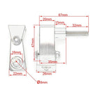 Motorcycle Lower Fork Spotlight Holder Lights Lamp Mounting Bracket for BMW T3U3
