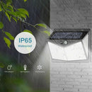 2 Pack 208 LED Solar Lights Powered PIR Motion Sensor Light Outdoor Garden