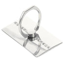 360 Rotation Finger Grip Ring Holder Stand for Universal Mobile Phone silve