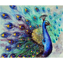 5D DIY Diamond Painting Peacock Full Square Rhinestone Picture Home Decor
