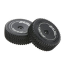 1 Pair RC Car Tire, RC Front Tyre  Wheels Compatible for Wltoys 144001