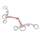Stainless Steel Horse Snaffle Tack with Copper Screw Joint Mouth Equestrian