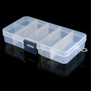 Trendy Design Empty Storage Case Box 10 Cells for Nail Art Tips Gems