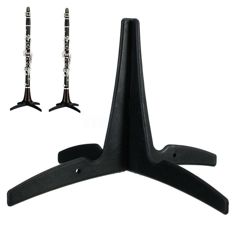 Clarinet Stand Bracket Portable Plastic Black