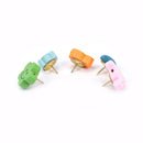 10xMulti-Coloured Cartoon Assorted Push Pins Drawing Cork Board Office SupplieME
