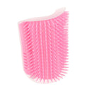2pcs Cat Hair Grooming Slicker Corner Brush Comb Self Massage Catnip Included