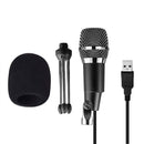 USB Microphone, Plug &Play Home Studio USB Condenser Microphone for Skype,  N4L1