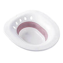 Hip Bath Tub for Toilets for Hemorrhoid Therapy Care Avoid Squatting Pink