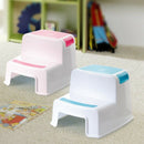 2 Step Stool for Kids - Childrens,Toddler Stool with Slip Resistant Soft Gr