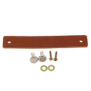 Handmade Leather Door Handle Pull Knob Drawer Furniture Hardware Light Brown