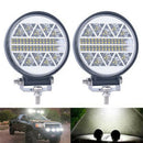 2Pcs 62W Offroad LED Light Bar Flood Spot Combo Beam Spotlight 12V For Jeep