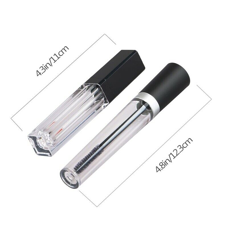 1 Set 4 Pcs Reusable Empty Bottle Tube Container For Eyelash Growth Oil Mas
