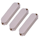 5 Pcs Sealed Plastic Pickup Cover for Electric Guitar Accessory - White