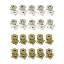 40pcs Brass Invisible Magnetic Button Clasp Snaps 14mm for Knitting Purses