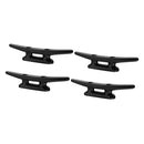 4 Pieces 98mm Nylon For Boat Deck, Anchor Line, Mooring Plug With Screws, Black