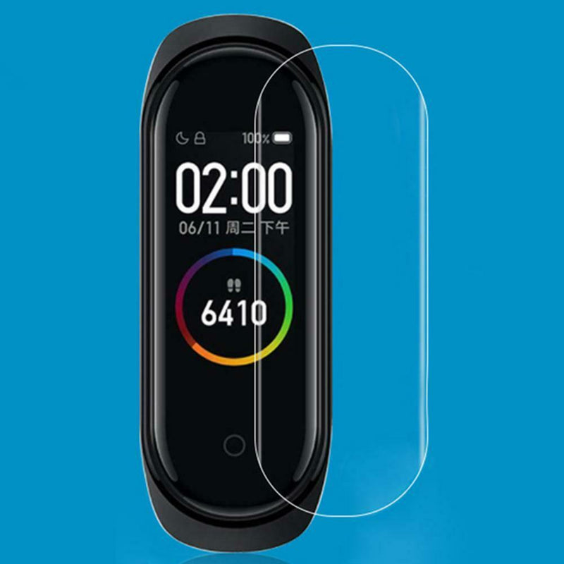 Hat-Prince 2pcs TPU Full Cover Screen Protective Soft Films for Mi Band 4