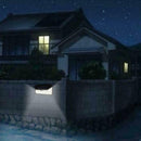 3 Modes Trilaterally Lighting LED Solar Wall Lamp Waterproof Body Induction