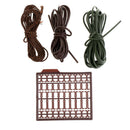 Carp Fishing Weights Tackle Box Safety Cips Tubes Swivels Kits for Hair Rigs