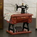 Mini Retro Music Box Sewing Machine Shape Music Box Home Decoration Gifts T0P0