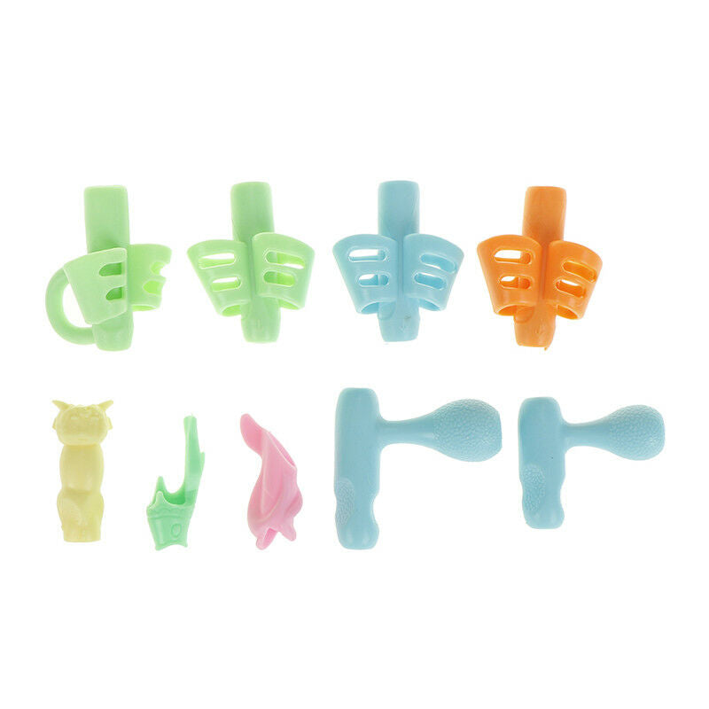 8pcs/Set Children Pencil Holder Pen Writing Aid Grip Posture Correction Tool Hot