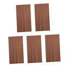 5 Pieces Wooden Guitar Head Veneer Headstock Headplate Sapele Wood