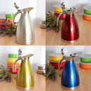 Double Wall Stainless Steel Vacuum Insulation water bottle Coffee Silvery