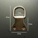 picture frame hanging D ring double NP nickel plated with screws ( pack of  I1K7
