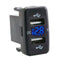 Car Charger Socket Dual Usb Port Charging Volt Display Adapter Fit for Toyo V5O6