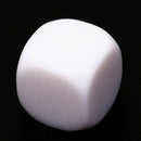 5Pcs 20Mm Blank Dice White Rounded Corner D6 Children Teching Diy D â„–[
