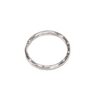 50PCS Knurling Round Key Chain Rings Split DIY Key Rings Jewelry Makin OZ