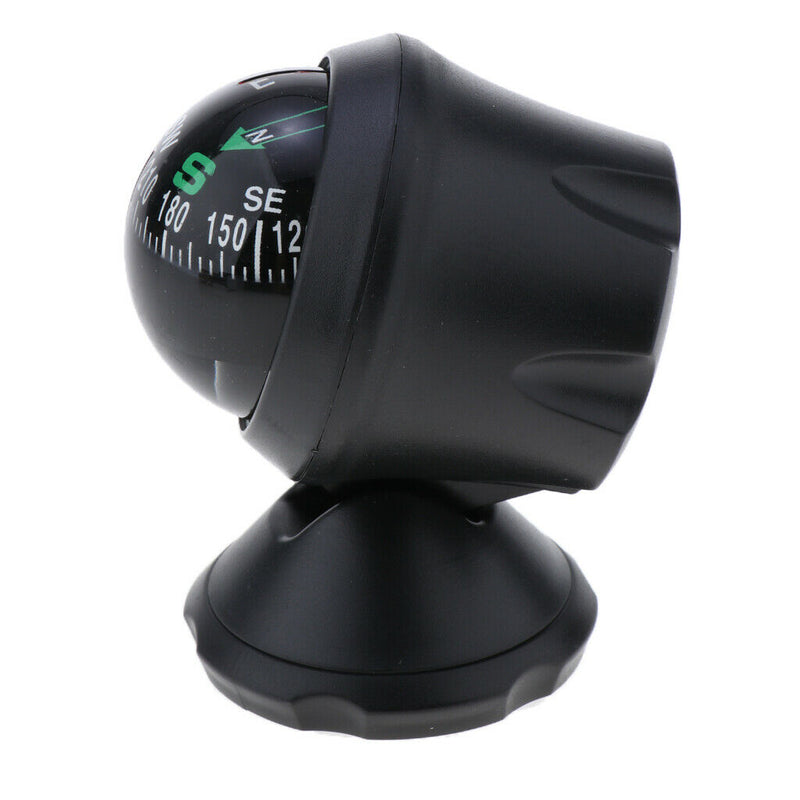Compass Navigation Ball Dashboard Adjustable for Marine Auto Car 360 Degrees