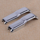 2Pcs Car ABS Front Hood Decoration Trim Cover Fit for Jeep Wrangler JL 2018-2019