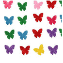 100pcs Butterfly Felt Shapes Clothing wedding for Craft Applique Cut DIY Se E1G5