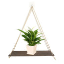6pcs Decorative Hanging Wall Mounted Shelves Garden Hanging Shelves Decor