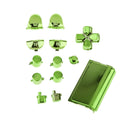 Replacement Custom Touchpad and Button Set fit for PS4 Controller - Green