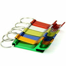 Key ring, 5 pieces, with bottle opener, small, keyring with ring Q4V1