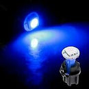 PC74 T5 LED Twist Socket Instrument Panel Cluster Plug Dash Blue Light Bulbs x10