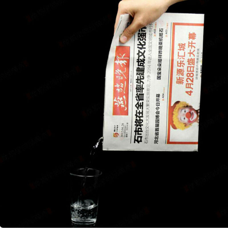 Magic Tricks Water In Newspaper Illusions Magic Tricks Product Paper Magic to Kw