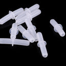 50pcs Plastic Aquarium Air Pump Line Tube Tubing Joints Straight Connectors 4mm
