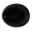 Unisex Retro Faux Leather Pork Pie Hat Classic Gentleman Flat Top Fedora Cap