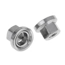 10Pcs M10 Bike Wheel Hub Axle Nuts Aluminum Bicycle Skewer Bolt Screw Nuts
