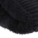 Unisex Winter Dual Fabric Wireless Bluetooth4.0 Music Horizontal Grain Hat A