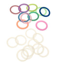 20x Silicone Baby Pacifier Holder Adapter O Ring Dummy Clips for Mixed