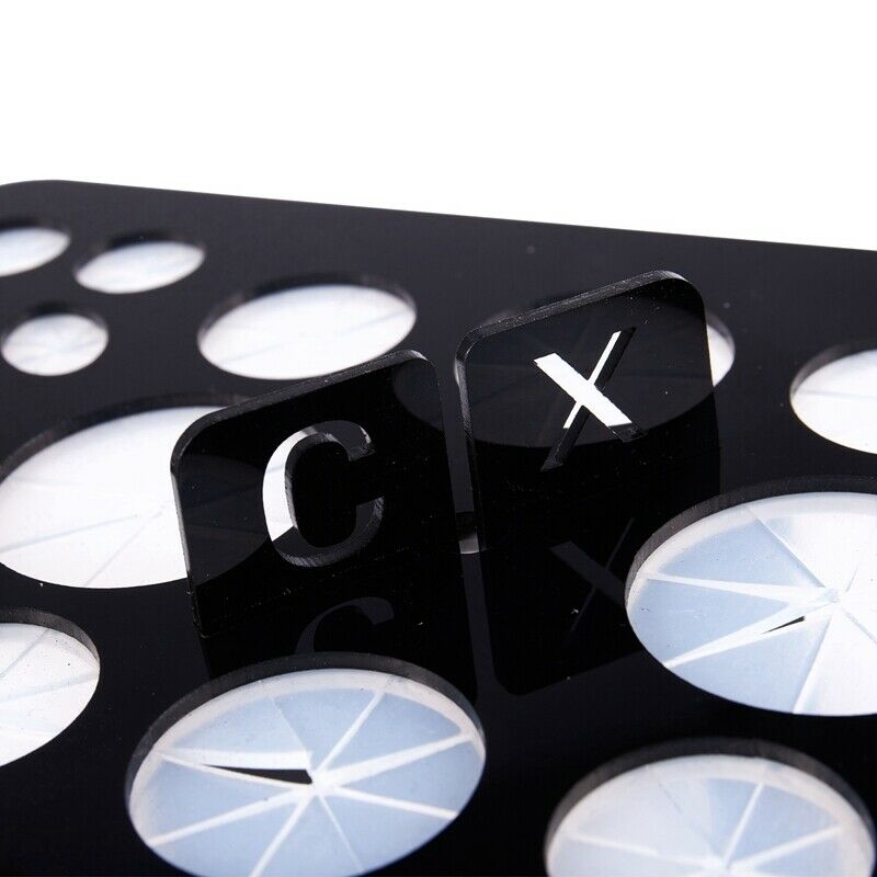 Acrylic Makeup brush drying rack dry brush holder (Black + White) G7B5