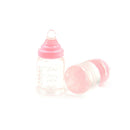 5Pcs 1:12 scale Cute Clear Bottle Simulation Mini Milk Bottle Feeding bottles ï¼W