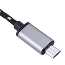 Braided Micro USB Male to USB Female OTG Adapter Cable for Android Smart Phone