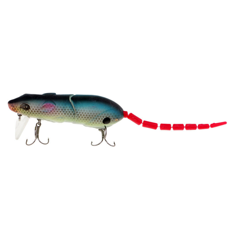 Soft Mice Rat Mouse Top Water Fishing Lure Bass Bait Crankbait 2 Hooks 05