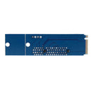 M.2 NGFF SSD to PCI-E 4X Converter Adapter Card with Power Cable(Blue)
