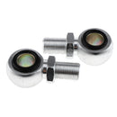 One Pair Eye Adapter Eye End For Motorcycle Scooter Shock Absorber 14mm Sliver